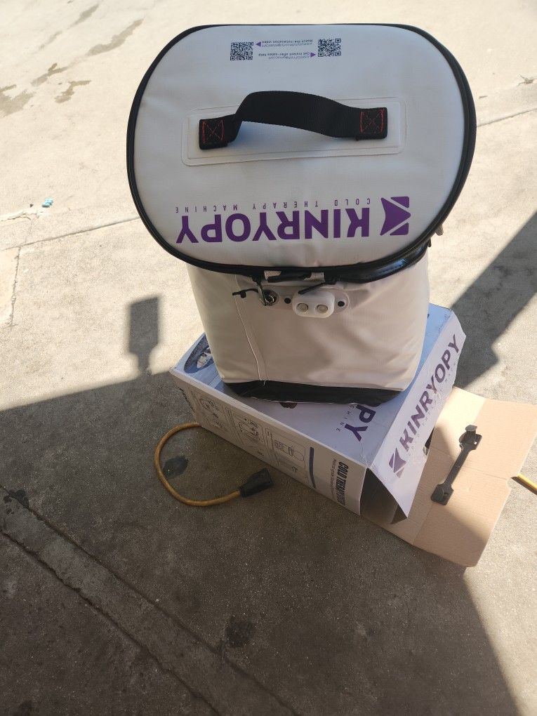 KINRYOPY Knee Cold Therapy Machine with Programmable Timer, Portable Knee Ice Maker After Surgery, Lightweight Knee Replacement Recovery System, Knee