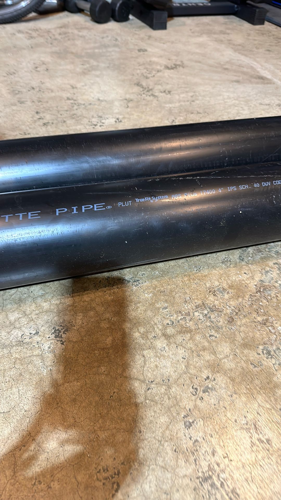Two 10’ Charlotte Pipe 4” Schedule 40 Pipes