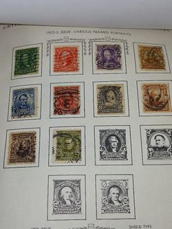 Scott# 300-308 Series 1902-03 Peforated