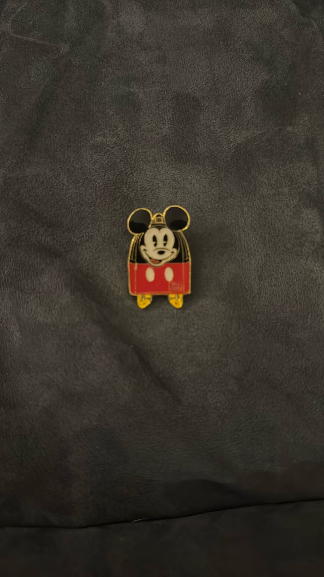 New Without Box Disney Mickey Mouse Loungefly Bag Backpack Pin