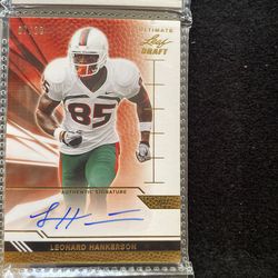 Lenard Jackson football card