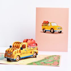 Valentine's Day 3D Pop-up Greeting Card with Envelope