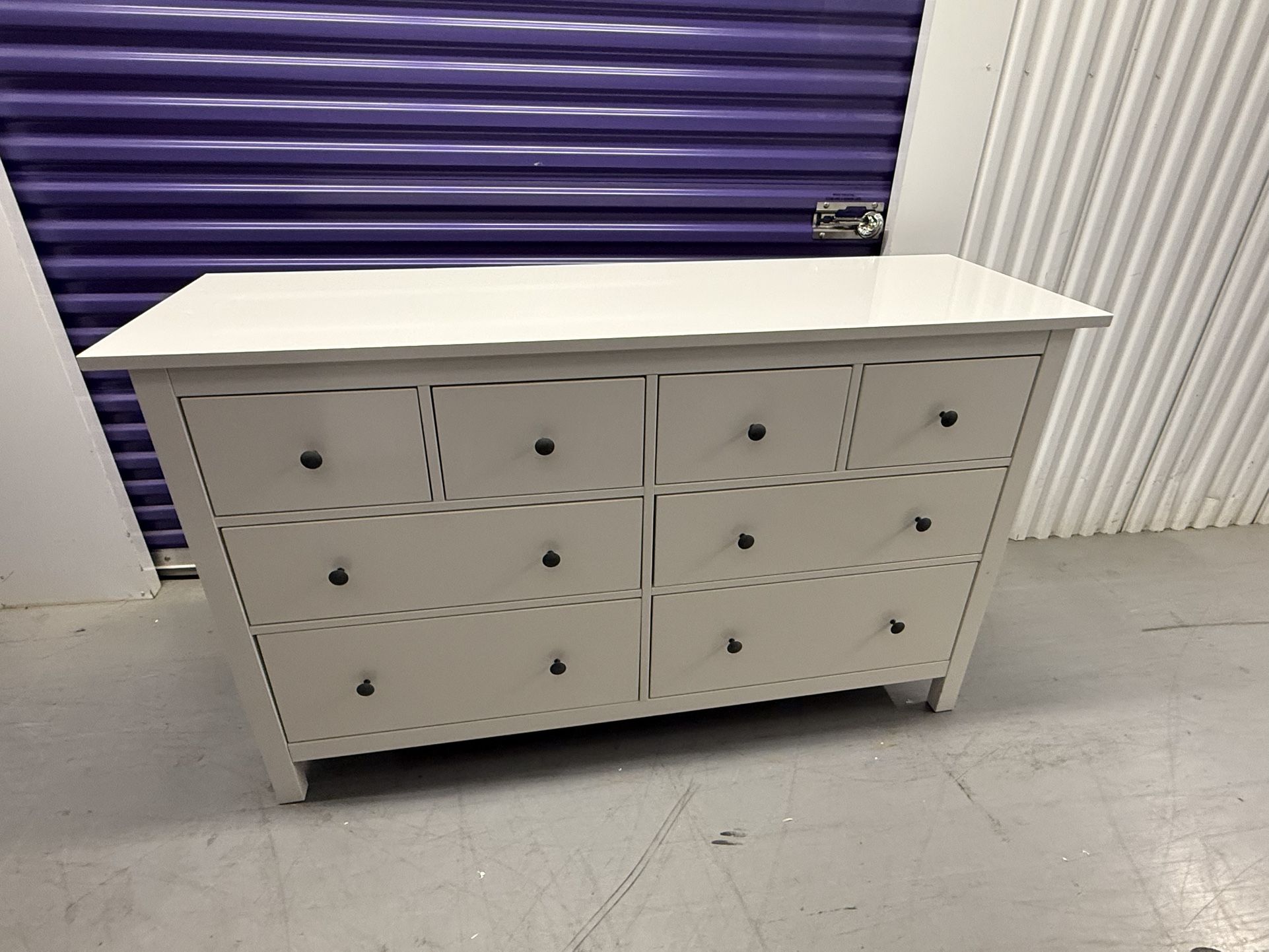 Rare Glossy Ikea Hemnes Dresser
