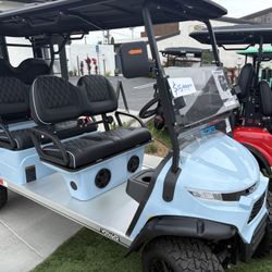 2025 Voyager Patriot 6-Passenger Lifted 72-Volt Street Legal LSV Golf Cart