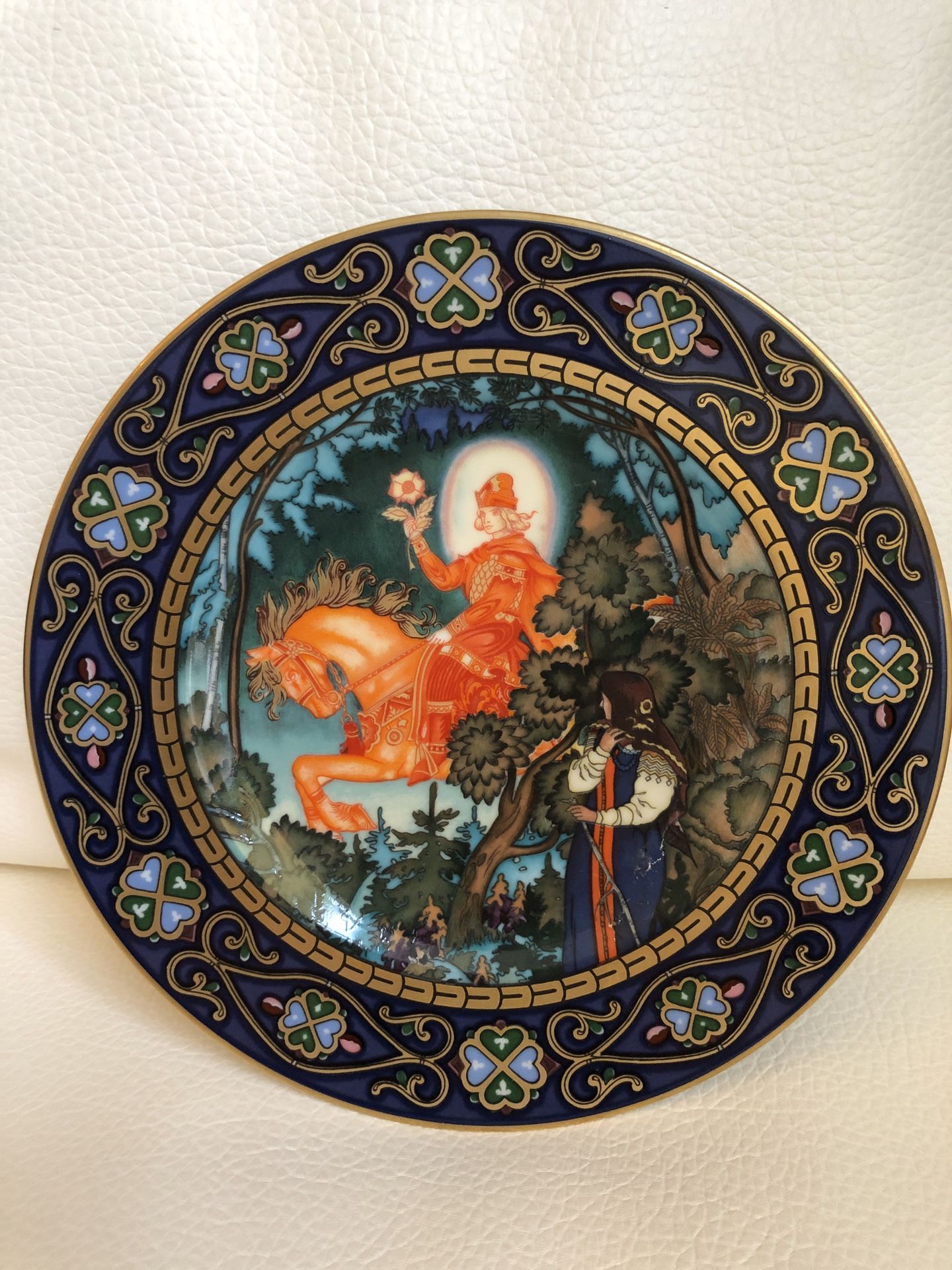 Rare Hand-Painted German-Russian Plates