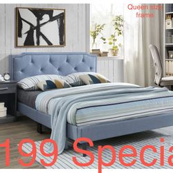 $199 special ——> queen size bed frame sale