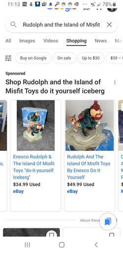 Enesco Rudolph & the Island of Misfit Toys "Do-It-Yourself Iceberg" Thumbnail