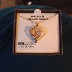 10k Heart-shaped Pendant