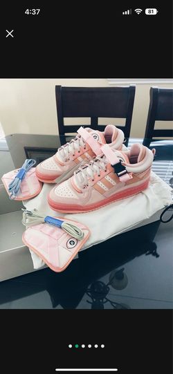 Adidas Forum Low Bad Bunny Pink Easter Egg shoes sz 9.5m