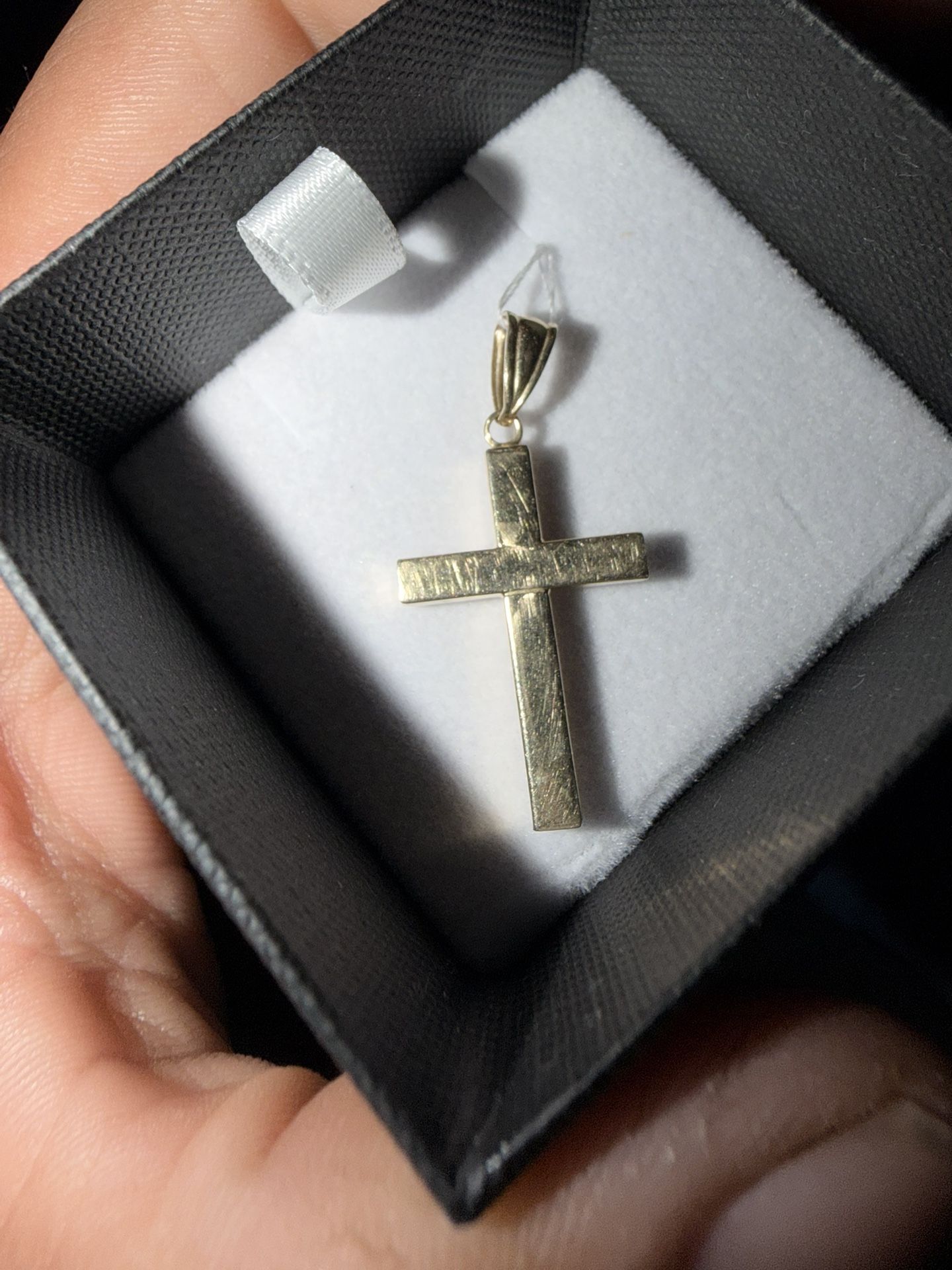14k Gold Cross Pendant 