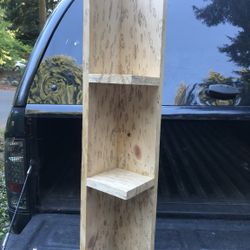 Corner Wood Shelf