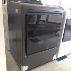 New 
7.3 cu. ft. Vented SMART Electric Dryer in Matte Black with EasyLoad Door and Sensor Dry Tech