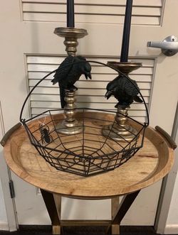 METAL SPIDERWEB BASKET/BOWL