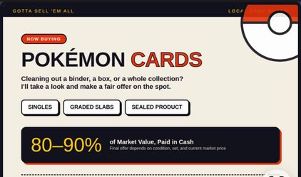 Buying Pokemon for 80-90 Percent Marketprice