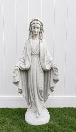 4ft Concrete Virgin Mary