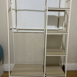 Staging Closet Hanger With Shelve 