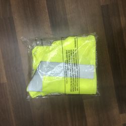 3 yellow high-visibility safety vest