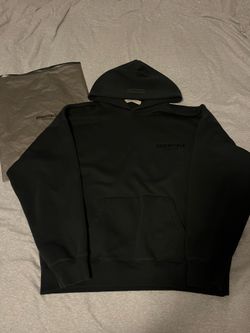 Black Essentials hoodie XL