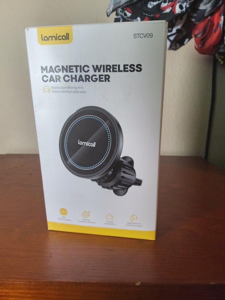 Lamicall Magnetic Wireless Car Charger 15W - Captain's High-Tech Treasure!"