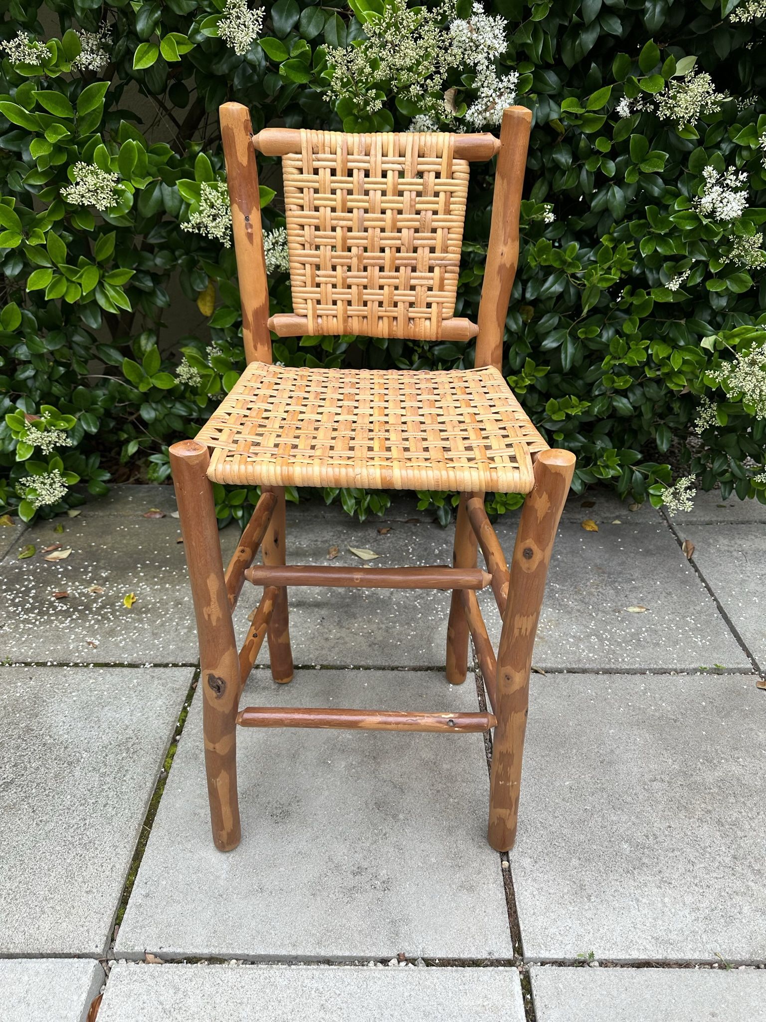 Four Hickory Chair Bar Stools