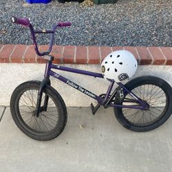 BMX Bike And Helmet