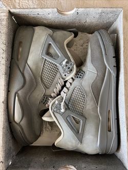 Air Jordan 4 Retro Sneakers Wet Cement Mens Size 11
