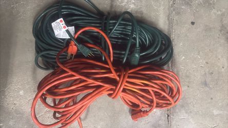 54 ft and 46ft long extension cords