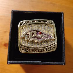 Baltimore Ravens Superbowl Ring Ray Lewis