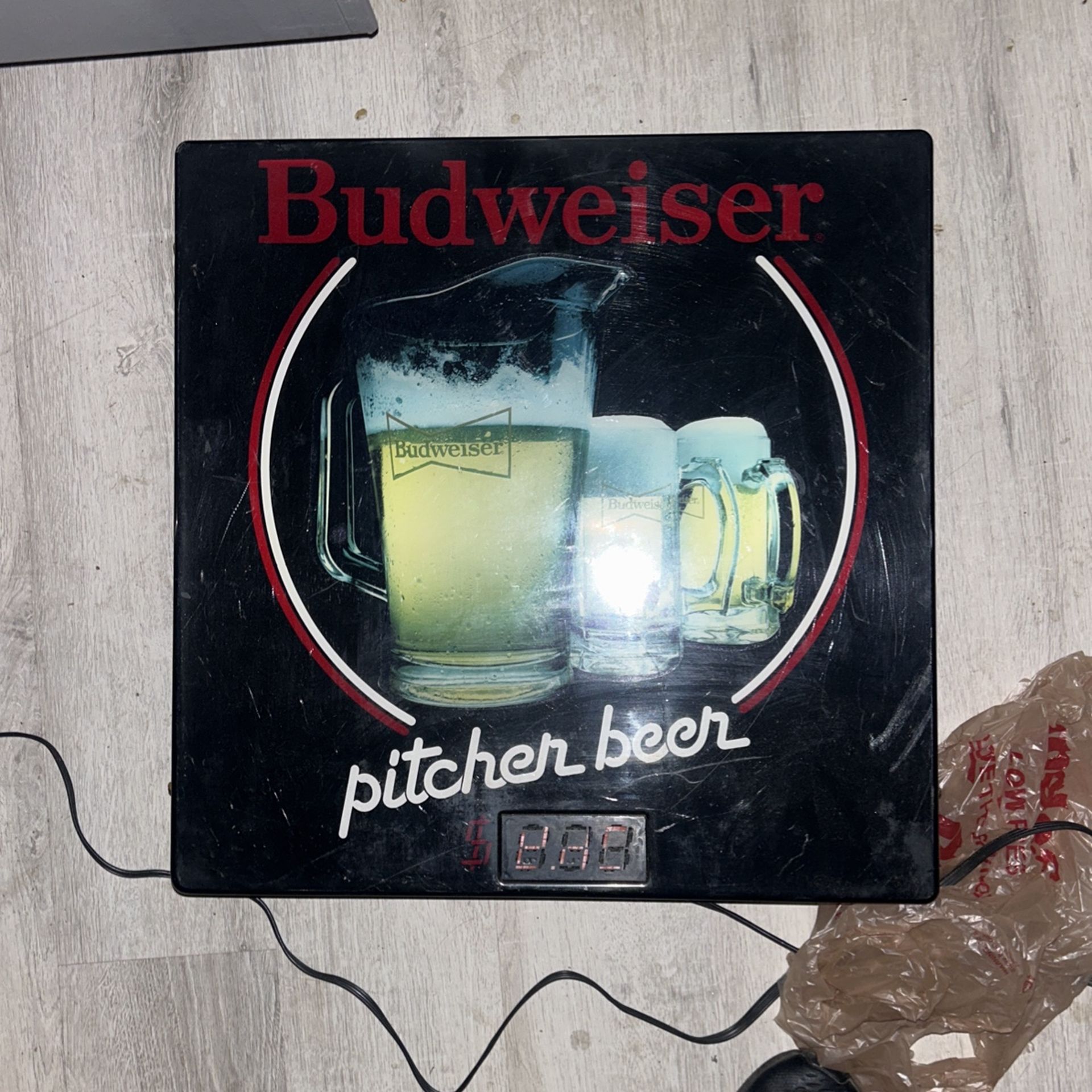 Pitcher Beer Budweiser