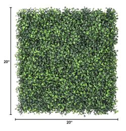 Artificial Foliage Panels, Privacy Hedge Screen Sun Protected Suitable for Outdoor, Indoor, Garden,