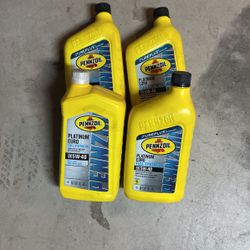 4 Quarts Pennzoil 5w-40