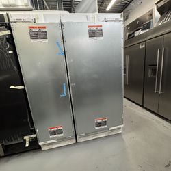 Sub-Zero 60” Built-In Refrigerator & Freezer Set – Models DEC3650R + DEC2450FI (Panel Ready, New)