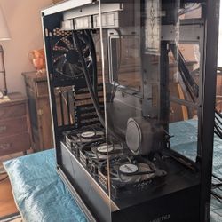 Gaming PC Case Bundle - Corsair 360mm AIO, 7 Fans, 16GB DDR4 + Wi-Fi (READ)