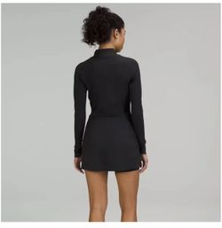 fitted lace wedding dress Lululemon Court Crush Dress Tennis Dress (Black, 10) : Amazon.in: Clothing  & Accessories main image 1