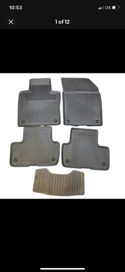 Volvo XC60 2018-2016 Floor Mat Liners Black 5 Pc All Weather Rubber New
