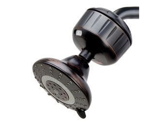 SPRITE SHOWERS Slim Line 3 Showerhead with Water Filter in Antique Copper