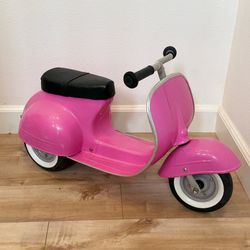 Ride-On Pink Scooter