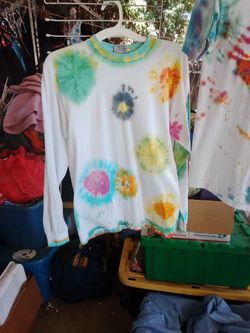 Medium Long Sleeve Pro T-shirt Tie Dyed