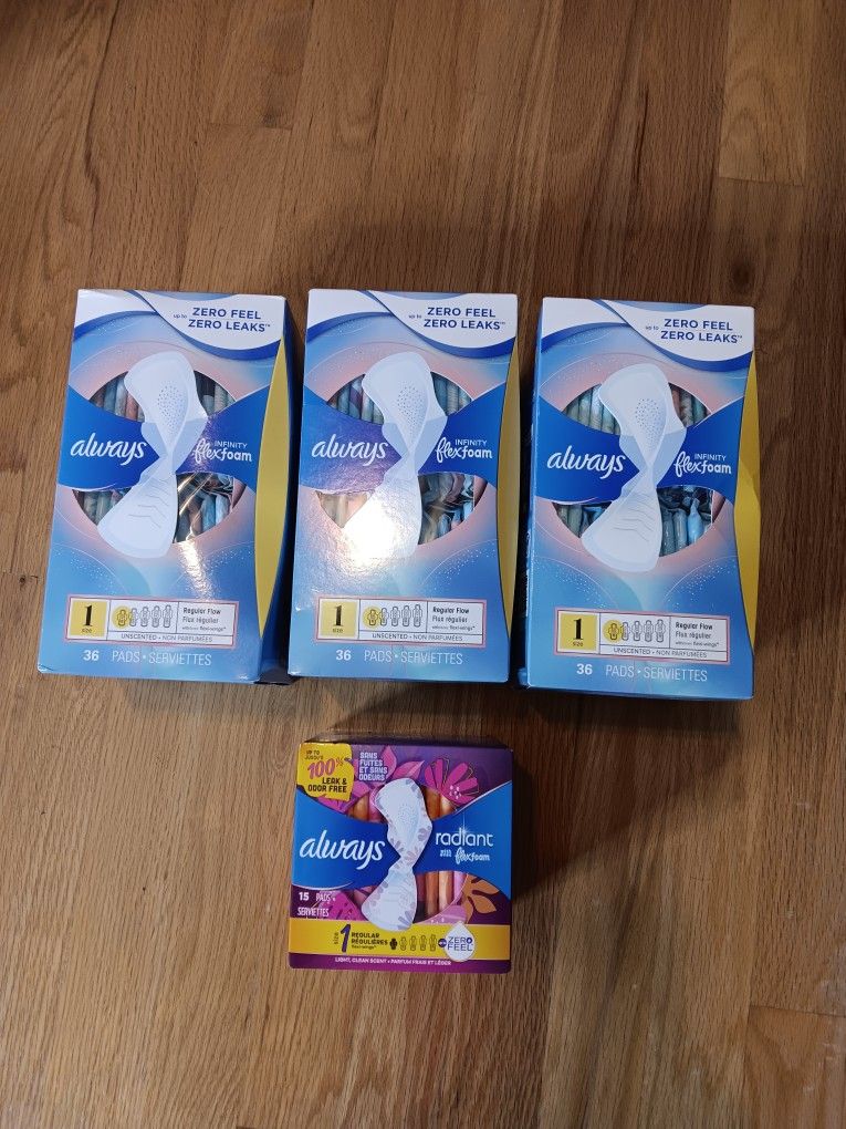 4 For $20 Always Pads Bundle