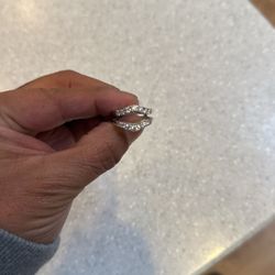 1 CT. T.W. Diamond Contour Solitaire Enhancer in 14K White Gold