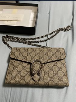 Dionysus GG Supreme chain wallet 