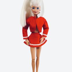 Mattel Barbie 1993 Vintage W/ Vintage Red Cheerleading Outfit 1976 Head