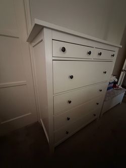 IKEA HEMNES 6-DRAWER DRESSER, WHITE