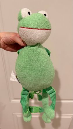 Goldbug Frog Plush Toddler Safety Harness Backpack&Leash