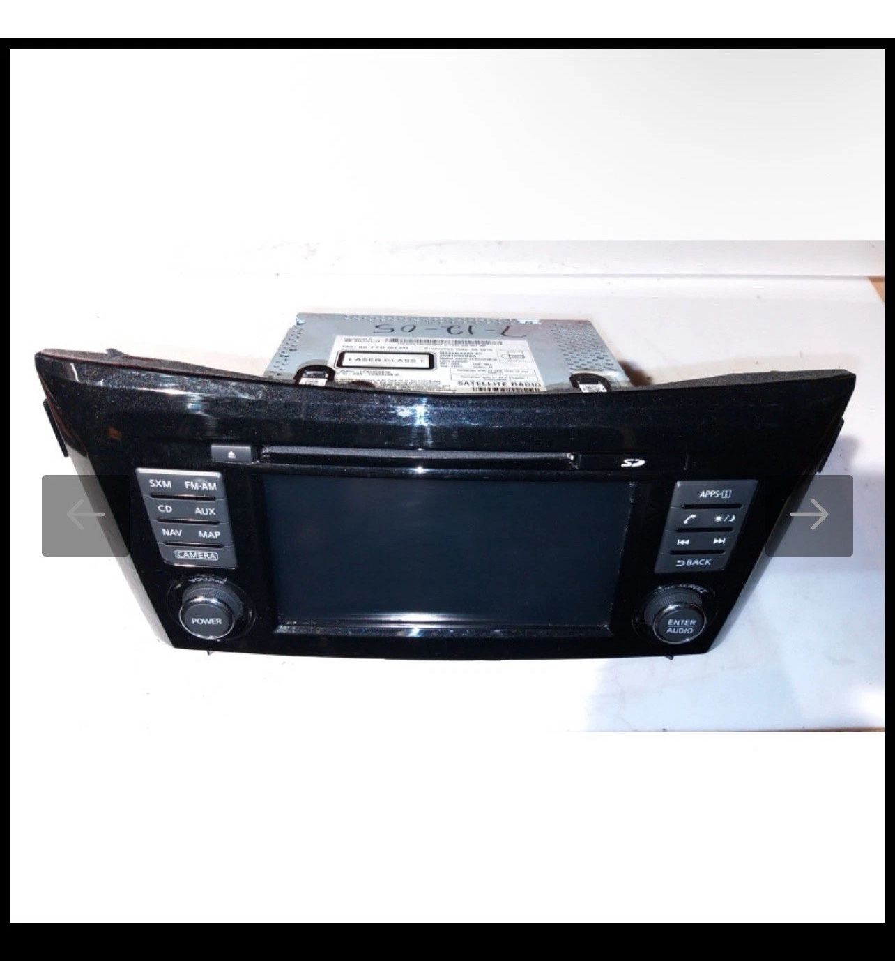 2014-2016 Nissan Rogue Radio Receiver Navigation AM FM CD 14 15 16 ID 259154BA0A