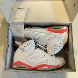 Jordan 6 White Infrared- Sz 11