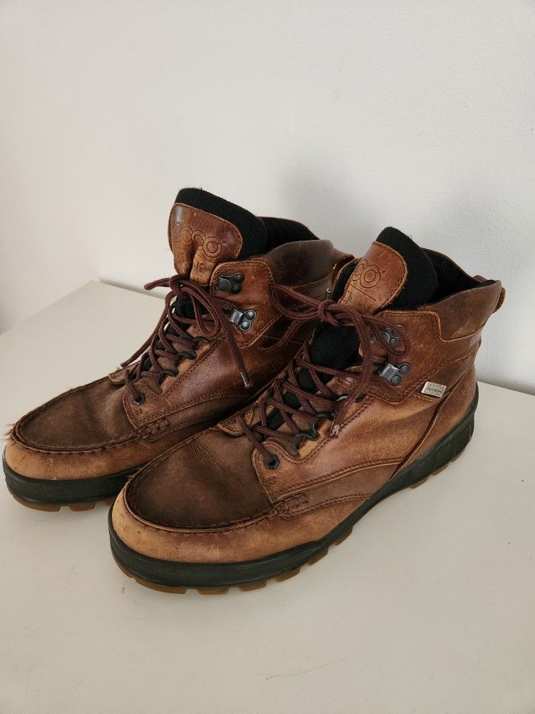 Ecco leather gore-tex boots men's Size EU45  Weatherproof