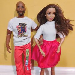Vintage Articulated Ken & Barbie