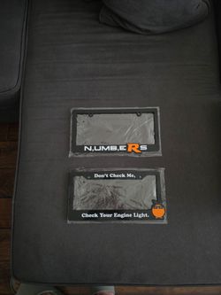 Larry June x Midnight Organic License Plate Frames