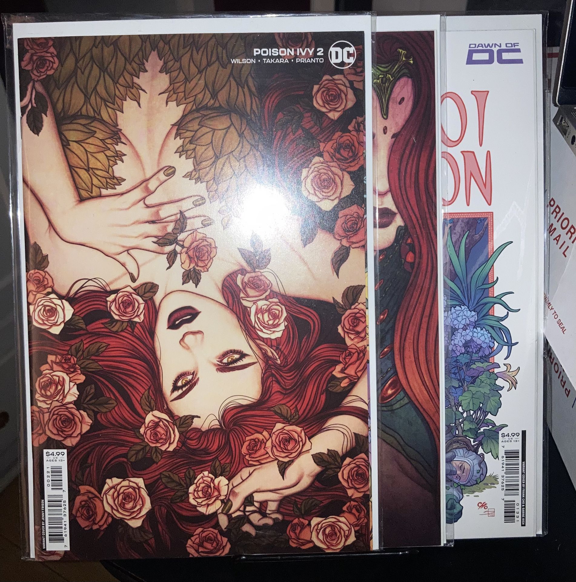 Poison Ivy Comics | Jenny Frison, Frank Cho Variant Covers